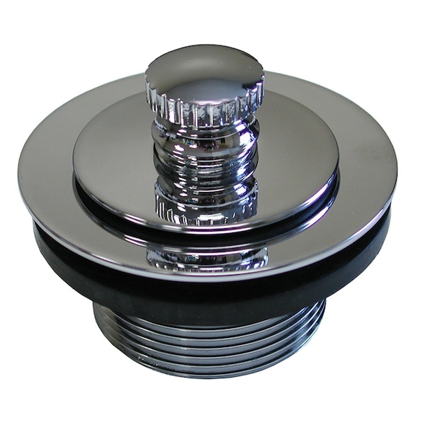 Polished Stainless Friction Lift Tub Drain